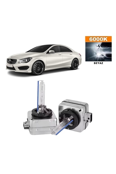 3 Tıkla Mercedes CLA C117 2012-2016 D3S / D3R 6000K Beyaz HID Xenon Ampul 2 Adet