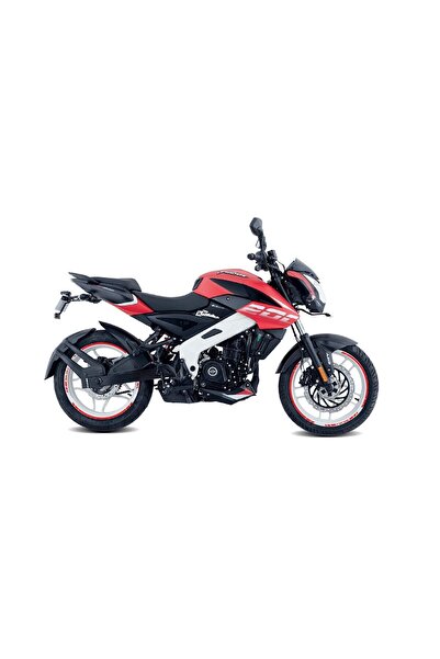 Bajaj Pulsar NS200 Kırmızı ve Siyah İç ve Dış Yazılı Jant Sticker Modeli