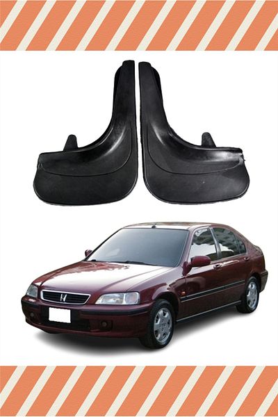Heda Tex Hg Honda Civic Euro Sd 2006-2001 2-Piece Dust Cover Mudguard Mudguard