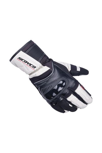 Scoyco Mc82 Winter Biker Gloves (Black-White)