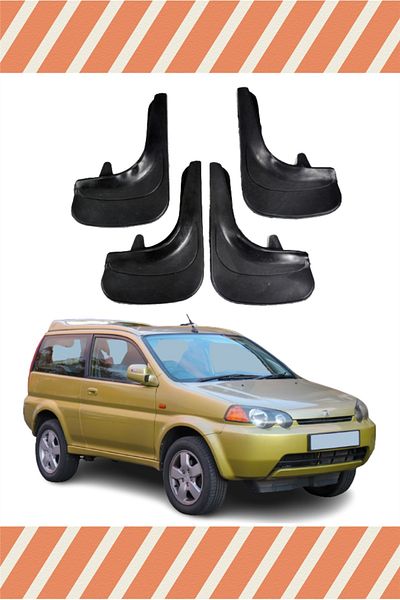 NOVDES Db Honda Hrv 1998-2006 Tuning Written 4-Piece Dust Cover Fender Mudguard