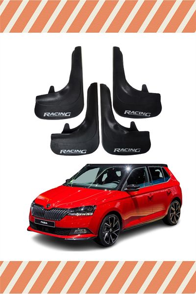 Heda Tex Skoda Fabia Racing - Set of 4 Printed Dust Cover, Fender, and Legs