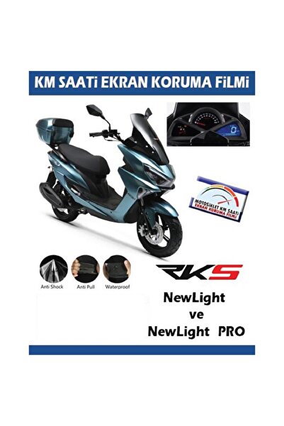 Motiker RKS Newlight 125/Newlight Pro 125 Motosiklet Ekran Km Koruyucu