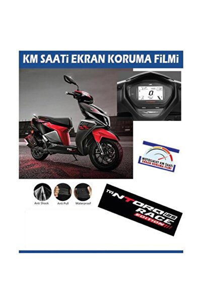 Motiker TVS NTorq 125 Motosiklet Ekran Km Koruyucu