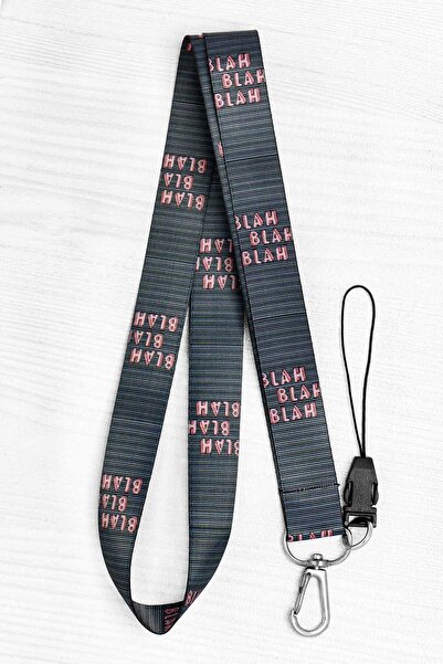 Apptakı Blah Blah Yaka Kartı Boyun Askı İpi Telefon Askı İpi - ASK0211