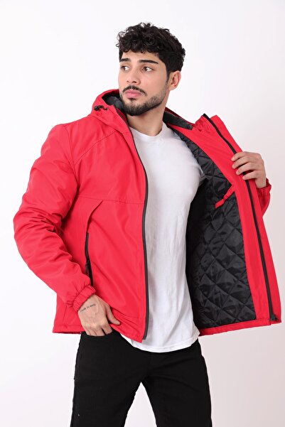 Stilkombin Fixed Hooded Pocket Detail Winter Coat Bl 1760_50392