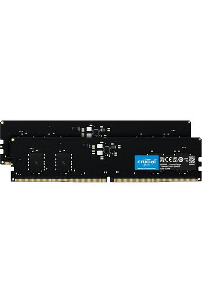 Crucial Ct2k8g48c40u5 - 16gb Kit (2X8GB) Ddr5-4800 Udımm Pc Ram Bellek Cl40