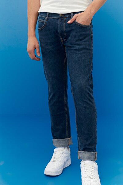 Lee Daren Regular Straight Fit Normal Bel Esnek Jean Kot Pantolon
