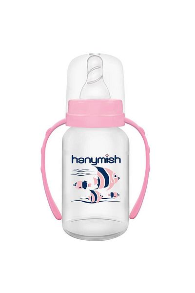 Hanymish 434 PP Baby Bottle with Handle 125 ml