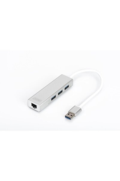 Genel Markalar DA-70250-1 USB 3.0 3'lü Hub+Gigabit ethern