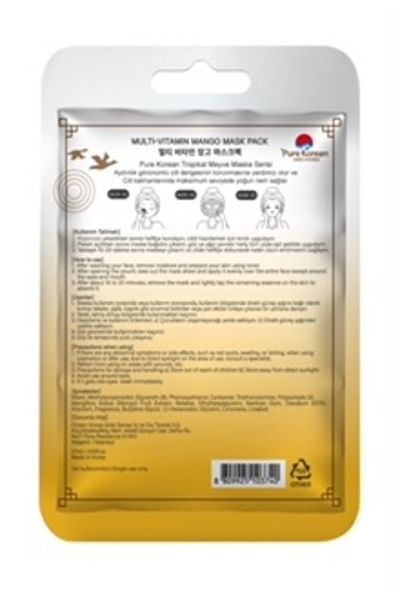 PURE KOREAN Mango Shaping Multi-Vitamin Mask