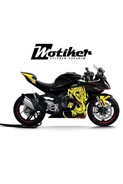 Motiker CFMOTO 450SR Dragon Sarı Motosiklet Kaplaması