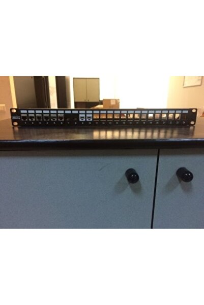 Genel Markalar DN-91411 24'lü 1U siyah boş patch panel