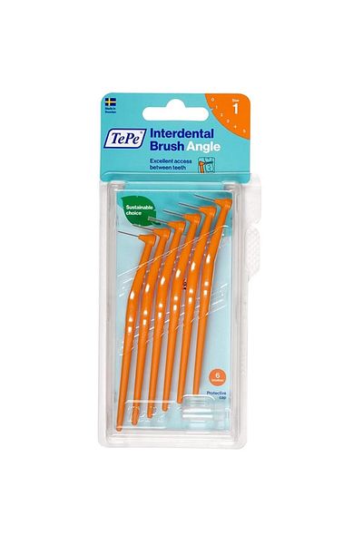 TePe Angle Interface Brush Orange 0.45 mm 6 Pieces
