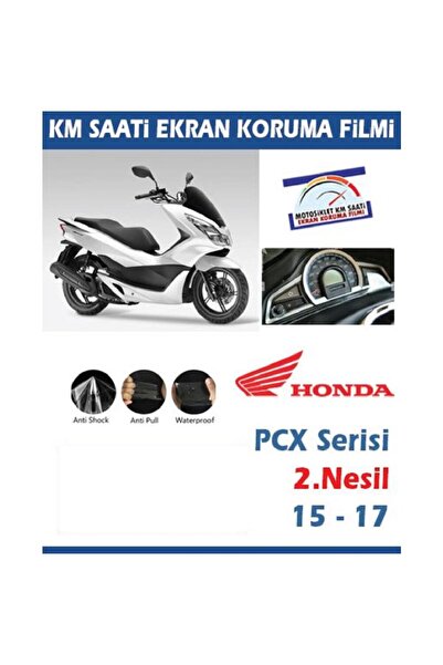 Motiker Honda PCX 2.Nesil 2015-2017 Motosiklet Ekran Km Koruyucu