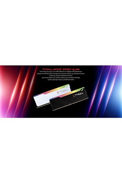 THULL Apex Ddr5 Ram - 32Gb Kit (2X16Gb), 6400Mhz Cl32, 1.4V Rgb White Heatsink, for Pc