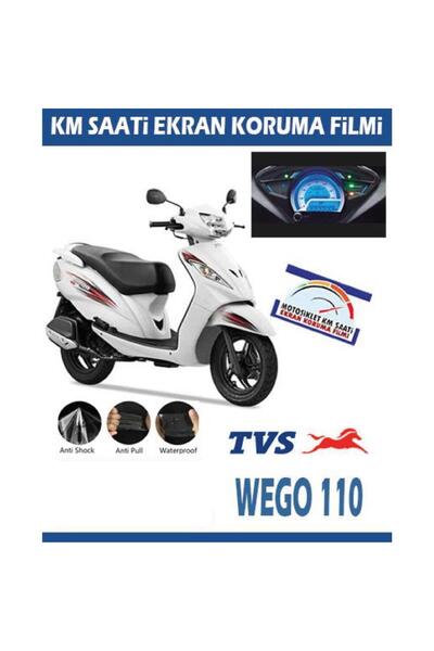 Motiker TVS Wego 110 Motosiklet Ekran Km Koruyucu