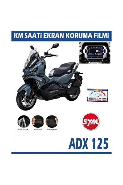 Motiker SYM Adx 125 Motosiklet Ekran Km Koruyucu