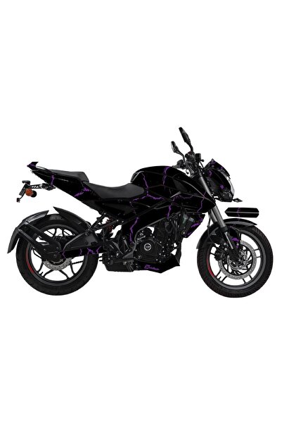 Motiker BAJAJ NS200 Sticker 2014-2024 Şimşek Desen Motosiklet Kaplama Tasarım...