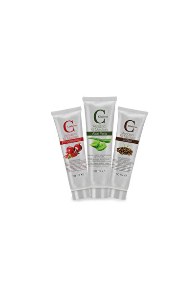 Claderm 50ml 3'lü (POMEGRANATE-ALOE VERA-COFFEE) Avantaj Paketi