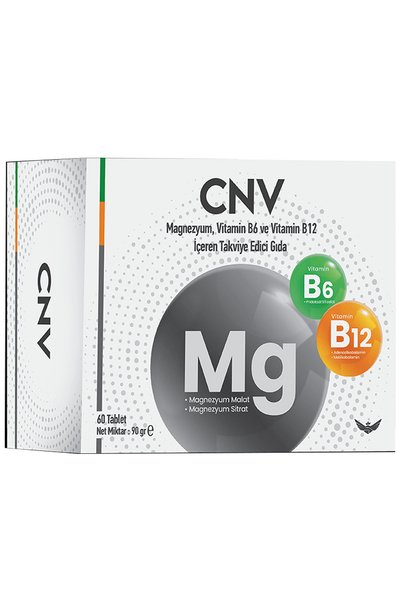 CONVITA Magnezyum Vitamin B6 Ve Vitamin B12 60 Tablet