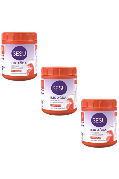 Sesu Ilık Ağda Turuncu 250 gr 3 ADET