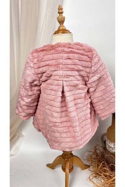 miaras baby Kız Çocuk Peluş Mont