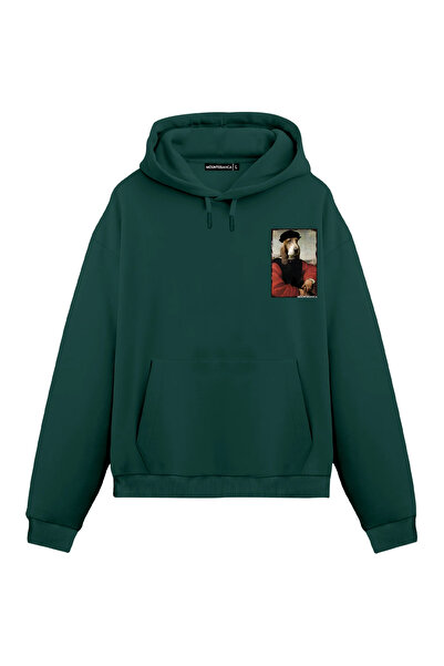 Mounte Bianca Unisex Signor Testa - Obična majica sa kapuljačom