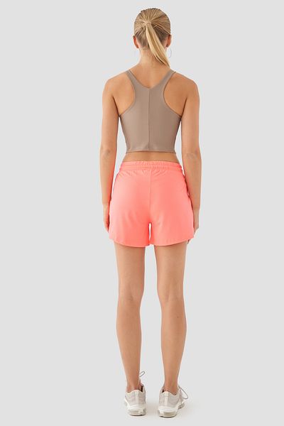 Superstacy Caro Women's Mesh Sports Neon Pink Shorts