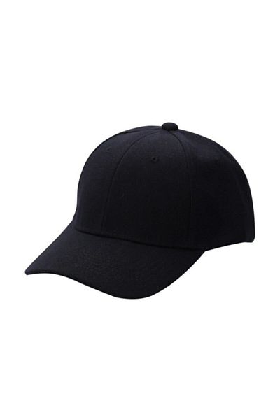 Belifanti Collection Черна спортна шапка унисекс, регулируема с велкро на гърба