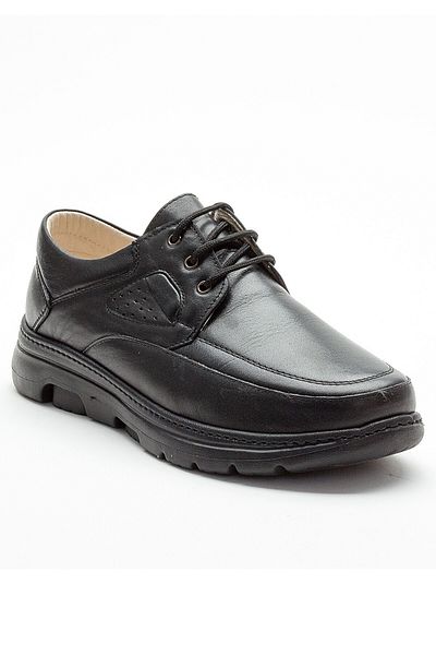Modena Men's Comfort Shoes - Genuine Leather, Lace-Up, Pag 401