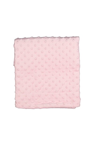 bebegen بطانية طفلة من الصوف الوردي - 80x90