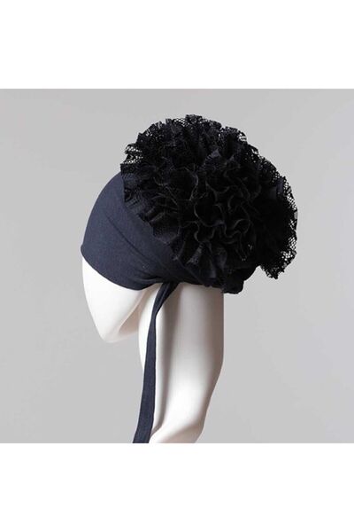 Belifanti Collection Lace Frilly Stitched Hijab Bonnet