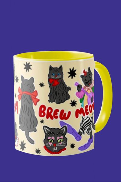Hello Melody Design Hello Melody "Lucky Brew" Digital Printed Mug - Original Design, 9.5X8 cm