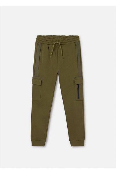 MAYORAL Khaki Boy Cargo Sweatpants - 7536