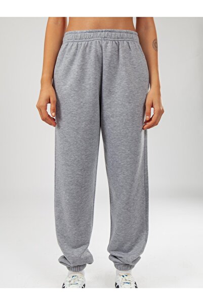 Coredra Γκρι γυναικείο αθλητικό παντελόνι Jogger