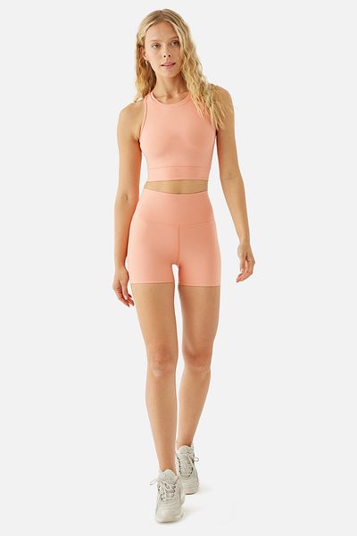Superstacy Emily Sports Peach Short Tights