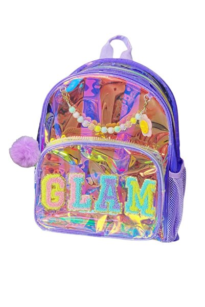 Vest Nakış Kız Çocuk Sırt Çantası Şeffaf VST-CN0020