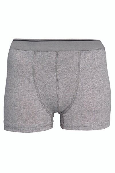 Belifanti Collection Erkek Gri Likralı Boxer 12'li Paket