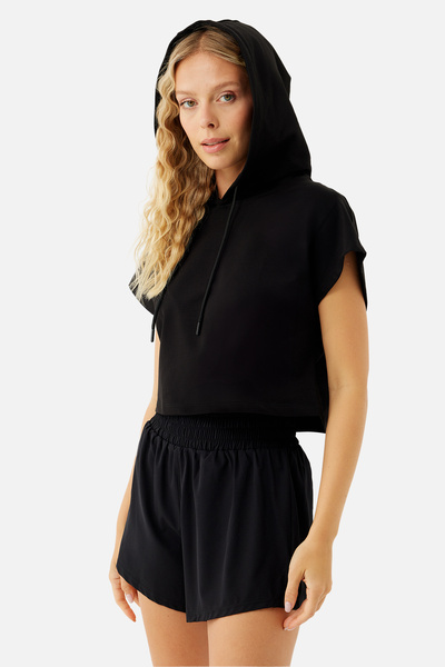 Superstacy Black Rose Tights Sports Shorts