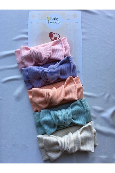 Baby Tweety 5-Piece Combination Handmade Baby Girl Bandana