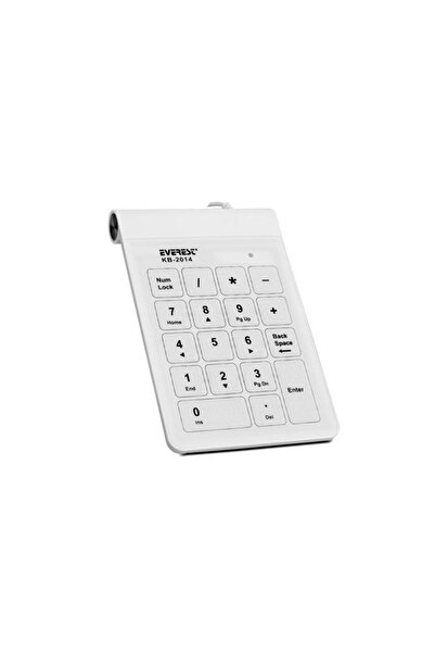 Everest KB-2014 USB Nümerik beyaz key pad
