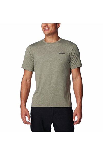 Columbia Ao5545 Tech Trail Crew Neck Ii Green