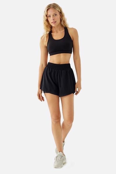 Superstacy Black Rose Tights Sports Shorts