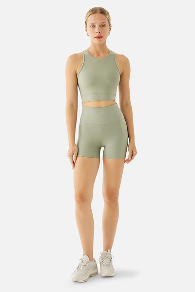 Superstacy Light Green Emily Short Sports Leggings