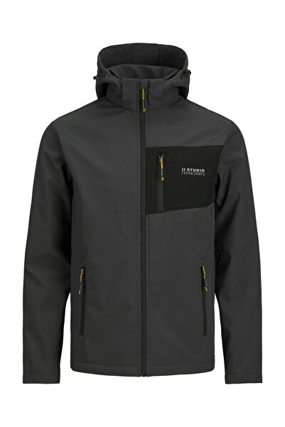 Jack & Jones JJTAYLOR SOFTSHELL JACKET Asphalt