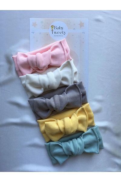Baby Tweety 5-Piece Combination Handmade Baby Girl Bandana