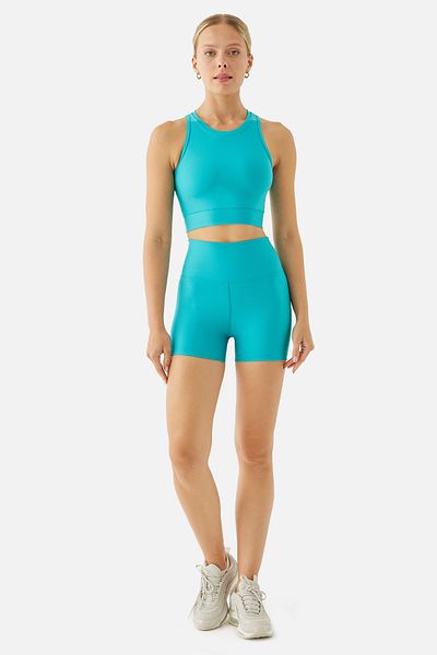 Superstacy Emily Emily Sports - Turquoise Short Tights