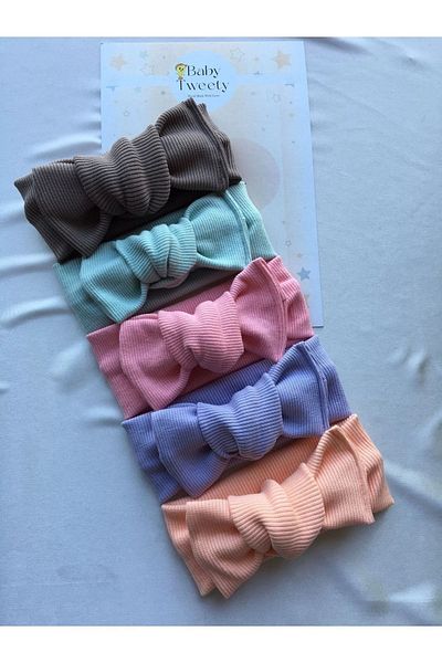 Baby Tweety 5-Piece Bandana Combination for Baby Girl Handmade
