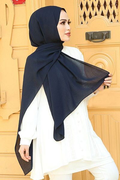 Belifanti Collection Premium σάλι Jazz Navy Blue